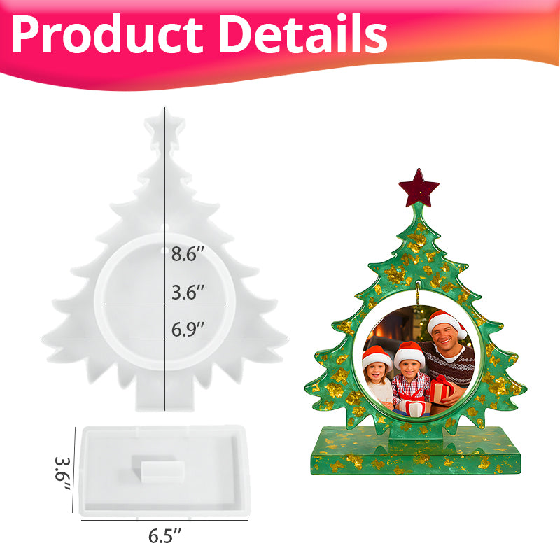 Christmas Tree Ornament Resin Mold