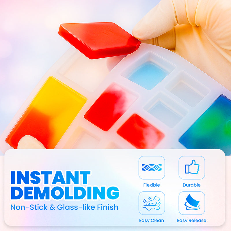 Gem & Pendant Resin Molds – Silicone Jewelry Set