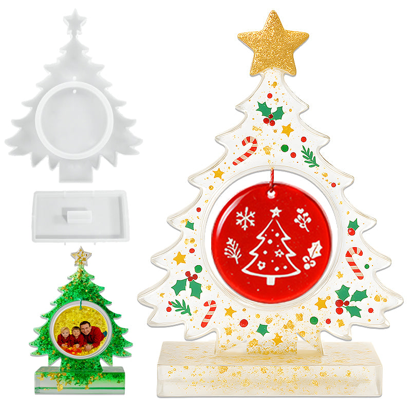 Christmas Tree Ornament Resin Mold
