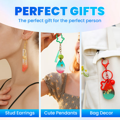 Gem &amp; Pendant Resin Molds – Silicone Jewelry Set