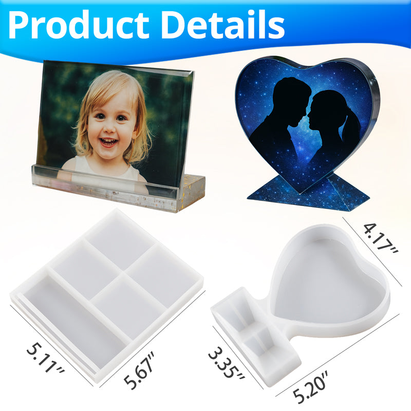 Photo Frame Resin Molds Set
