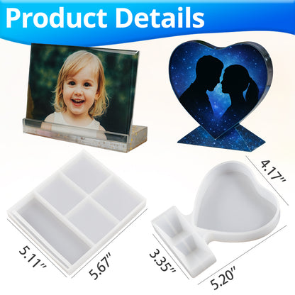 Photo Frame Resin Molds Set