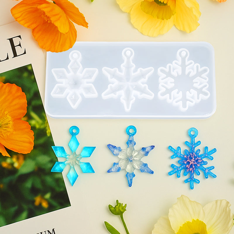 Snowflake Pendant Resin Mold